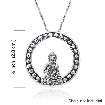 Sitting Buddha Pendant TPD772 - Jewelry